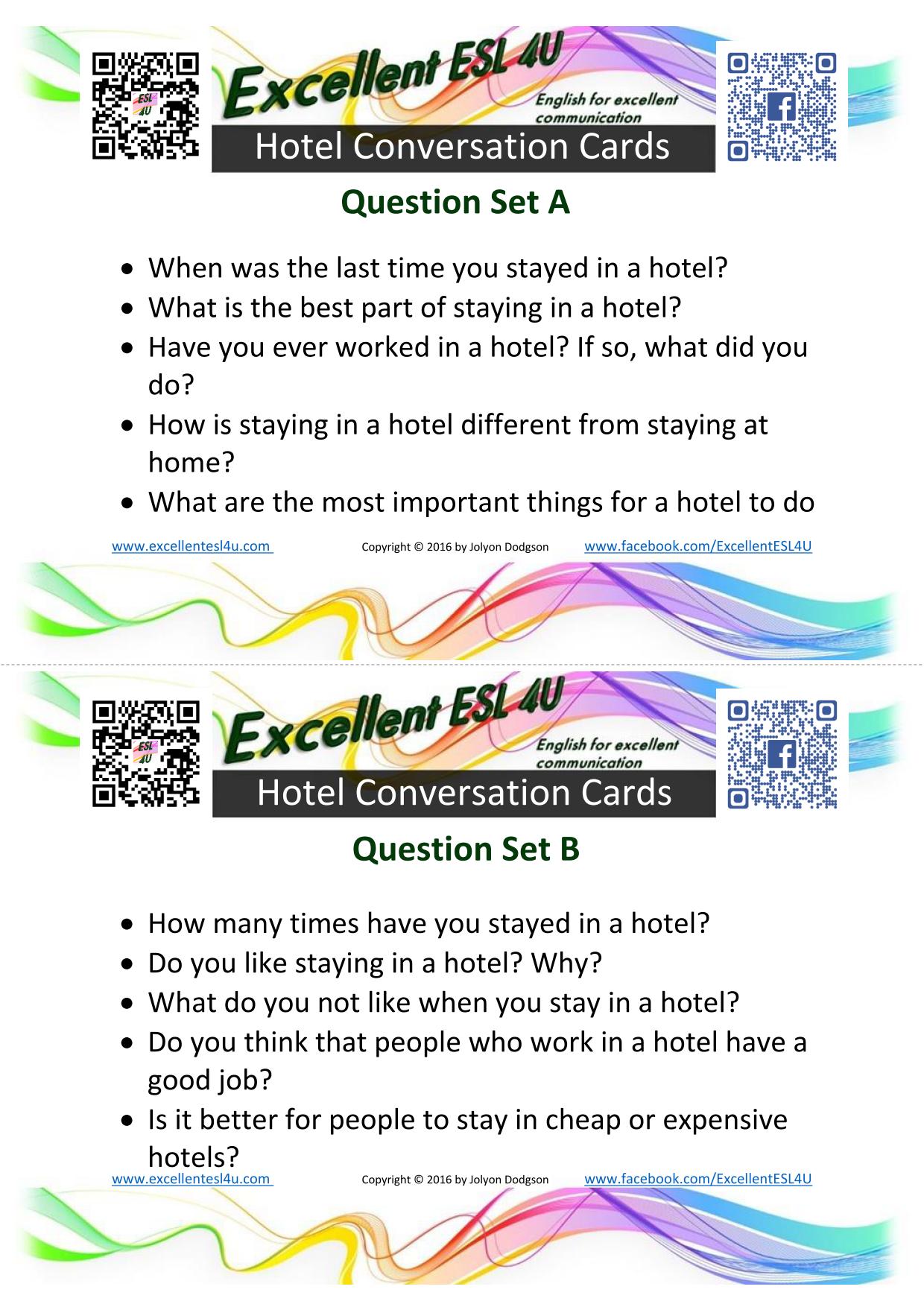 Hotel Dialogue Re-Ordering