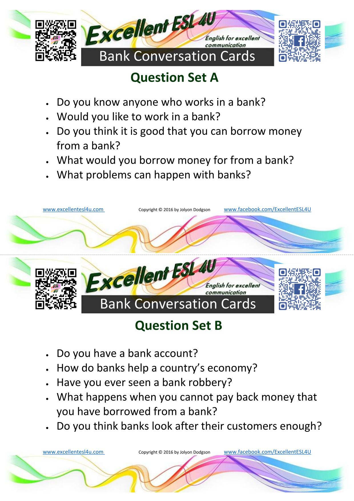 ESL Banking Conversations