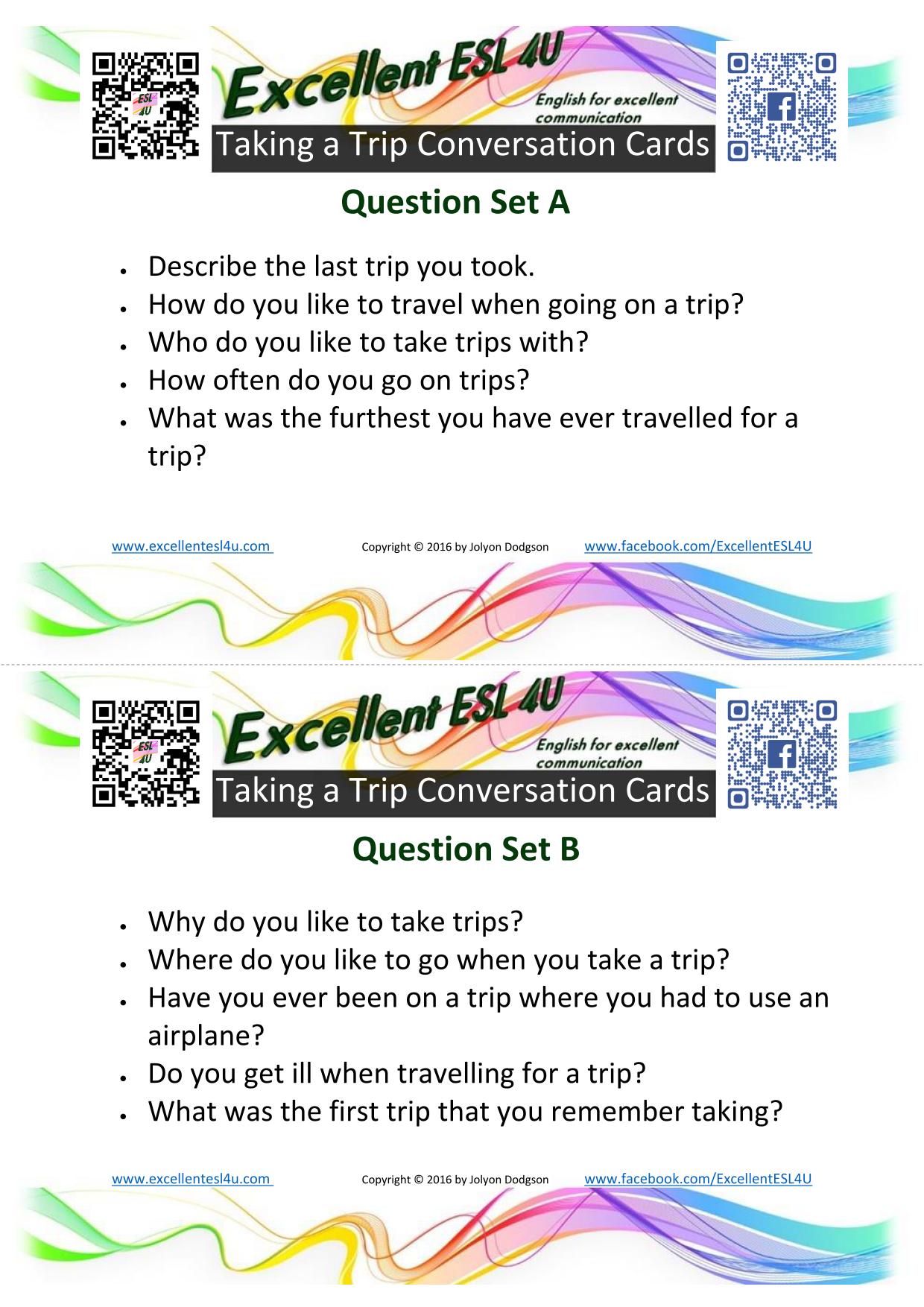 travel conversation example