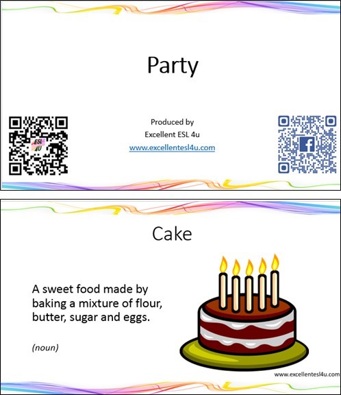 Esl Party Vocabulary